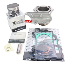 OEM 1987-2005 Kawasaki Mojave 250 Jug Cylinder Namura Piston Gaskets Kit KLR250