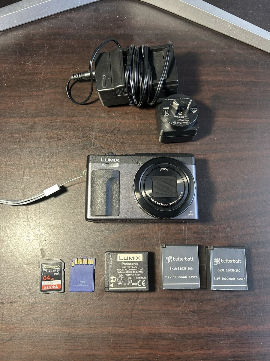 Panasonic Lumix DC-TZ90 Digital Compact Camera Working w/ Leica