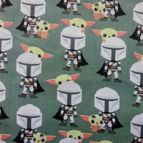 Tessuti di cotone George Lucas Star Wars Darth Vader Mandalorian Baby Yoda - Foto 84 di 91