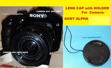 LENS CAP DIRECTLY to CAMERA SONY Alpha NEX-5N with your 18-55mm OSS Lens 