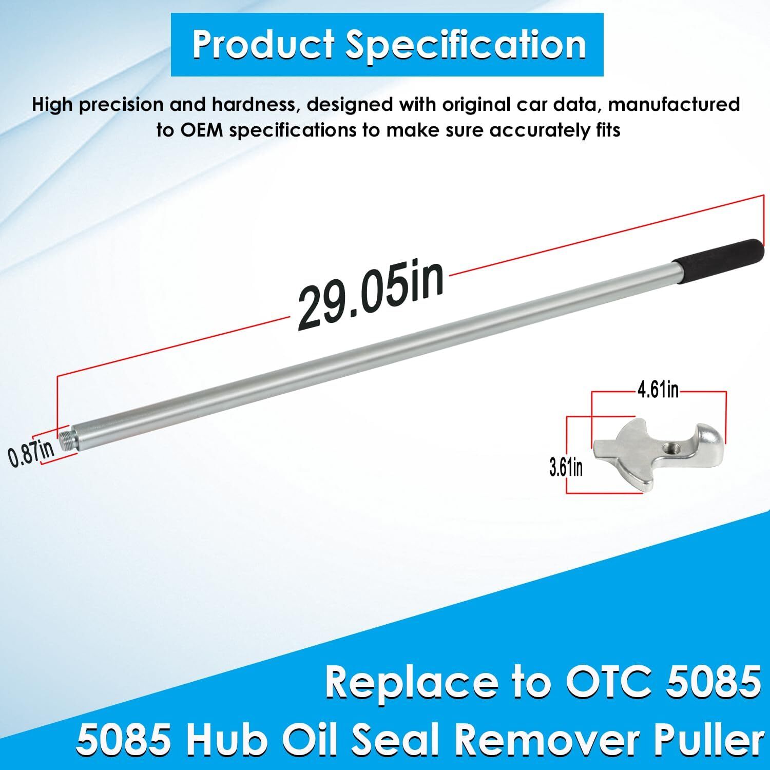 5085 Hub Oil Seal Remover Hub Puller for Trailer Truck Axles Removes Hub Seals