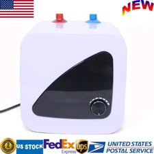 8L Electric Hot Water Heater Home Storage Tank FCC 1.5KW Shower Water Heater