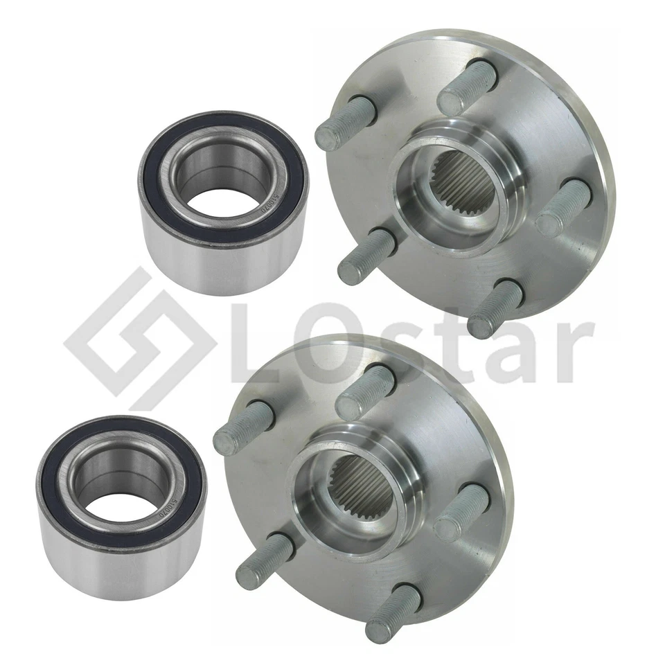 Pair(2) Front Wheel Hub & Bearing Assembly Fits 2005-2010 Scion tC Foto 3 de 3