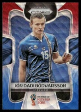 2018 Panini Prizm World Cup Red/Blue Wave Prizm Jon Dadi Bodvarsson Iceland #106