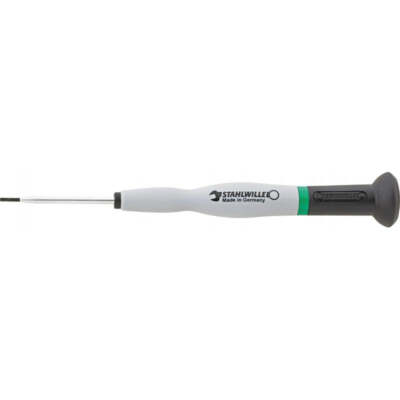 Stahlwille 47513001 4751 Size 1 Precision Slotted Screwdriver, 0.16 x 0.8 mm