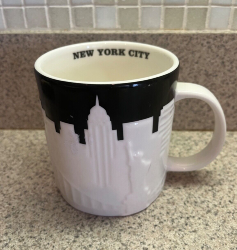 2012 Starbucks Collector Series  NEW YORK CITY NYC Skyline TAXI Coffee Mug - Picture 1 of 10