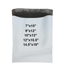 Poly Mailers Shipping Bags Plastic Envelope Self Sealing 7x10 9x12 10x13 12x15.5