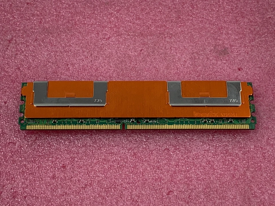 Hynix 4GB Kit 2x2GB 2Rx4 PC2-5300F-555-11 HYMP525F72CP4D2-Y5 - Image 2 of 4