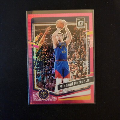 2023-24 Donruss Optic #102 Michael Porter Jr. Hyper Pink Nuggets   L37