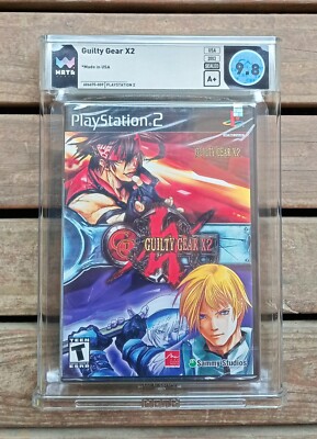 Guilty Gear X2 PS2 SEALED 2003 WATA Graded 9.8 A+ Black Label US Print Rare!