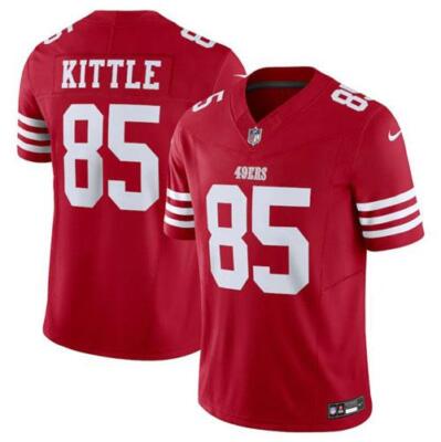 George Kittle 49ers Men Jersey Red - All Stitched Trikots