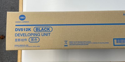 Konica Minolta A2XN03D DV512K Black Developer Unit OEM Genuine