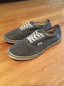 vans authentic lo pro pewter shoe