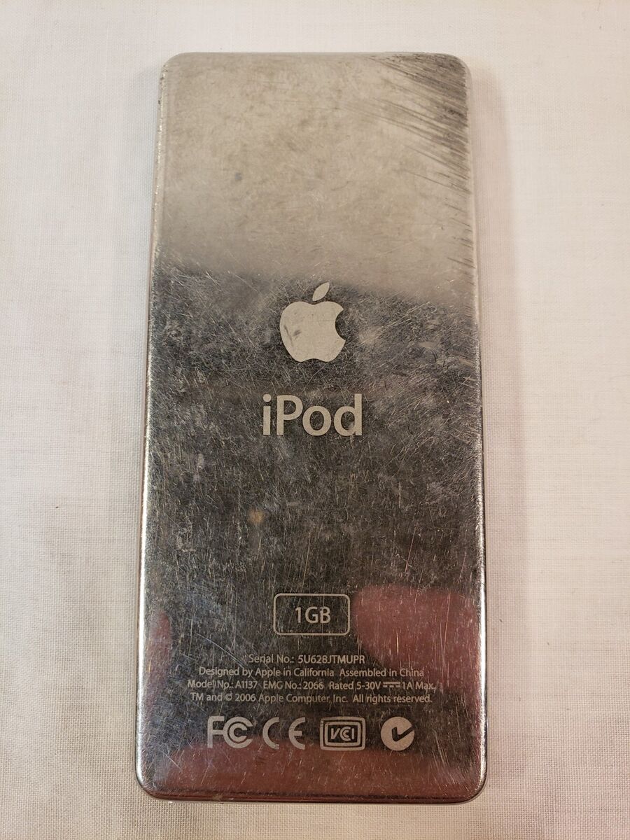 Apple iPod Nano 1st Gen Black 1GB A1137 First Generation Apple iPod Nano 1st Gen Black 1GB A1137 First Generation