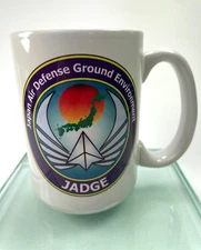 Japan Air Defense Ground Environment Jadge Mug NEC Thales Raytheon System C14