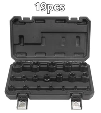 19Pc External Torx plus Socket Set 6 Point EP Socket EP4, EP5, EP6, EP7, EP8