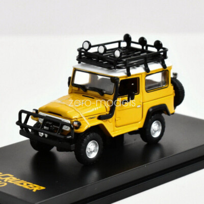 HobbyFans 1/64 Scale Land Cruiser FJ40 Yellow1 Diecast Car Toy