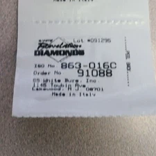 SS-WHITE - Piranha Diamonds FG #863-016C Coarse Grit , (5 Pack)