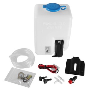 Produktbild von 12V Scheibenwaschanlage Universal Mit 1.5L Wischwasserbehälter – Von Homtas, Waschflasche Mit Pumpe