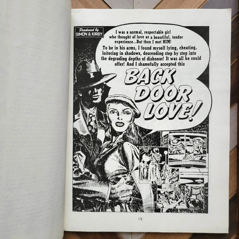 "REAL LOVE" VG (Eclipse 1988) Joe Simon & Jack Kirby Romance TPB Softcover - Image 4 of 4
