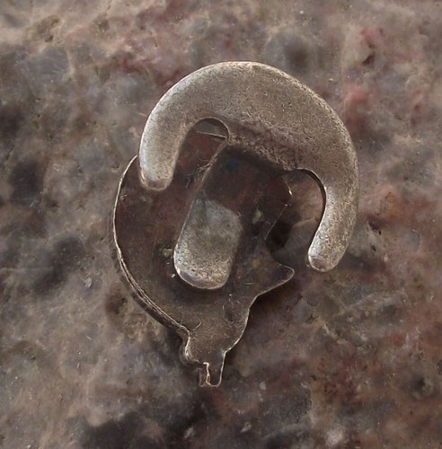 Antique CSRS Czech Fishing Association Members Formal Button hole Pin Badge - Picture 2 of 3