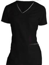 Womens Scrub Set, Premium Stretch Fabric 4 Pocket