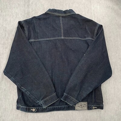 VINTAGE Wu-Tang Clan Jacket Adult Extra Large Blue Denim Metal