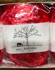 Lot of 5 Hamanaka Eco-Andaria Craft Raffia Yarn 40g/80m Each 179