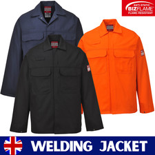 PORTWEST schwer entflammbare Schwei&szlig;jacke Bizweld Dual Hazard Protection BIZ2 UK