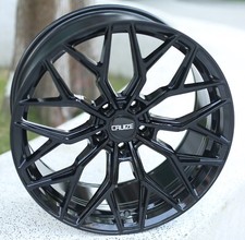 19 Zoll Schwarz CR-7 Alufelgen passend für Opel Adam Astra Calibra Corsa d Meriva 5x110