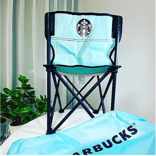 Starbucks Korea 2020 Sommerstuhl / Himmelblau - Bild 4 von 4