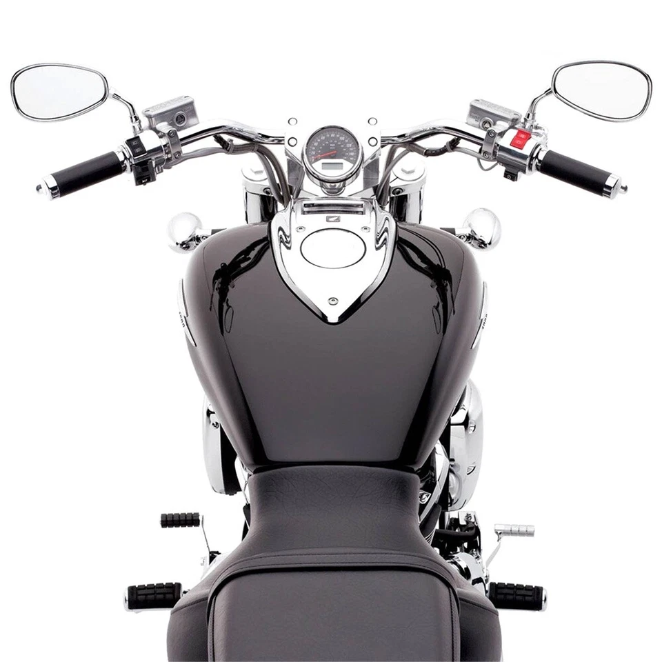 For For Triumph Thruxton 865 Bonneville 790 Chrome Motorcycle Rear Wing Mirrors - Image 4 of 4