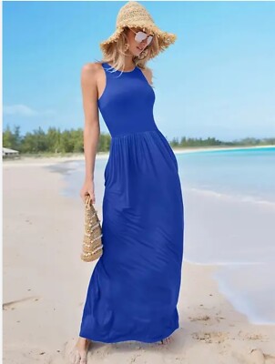 h&m cobalt blue dress