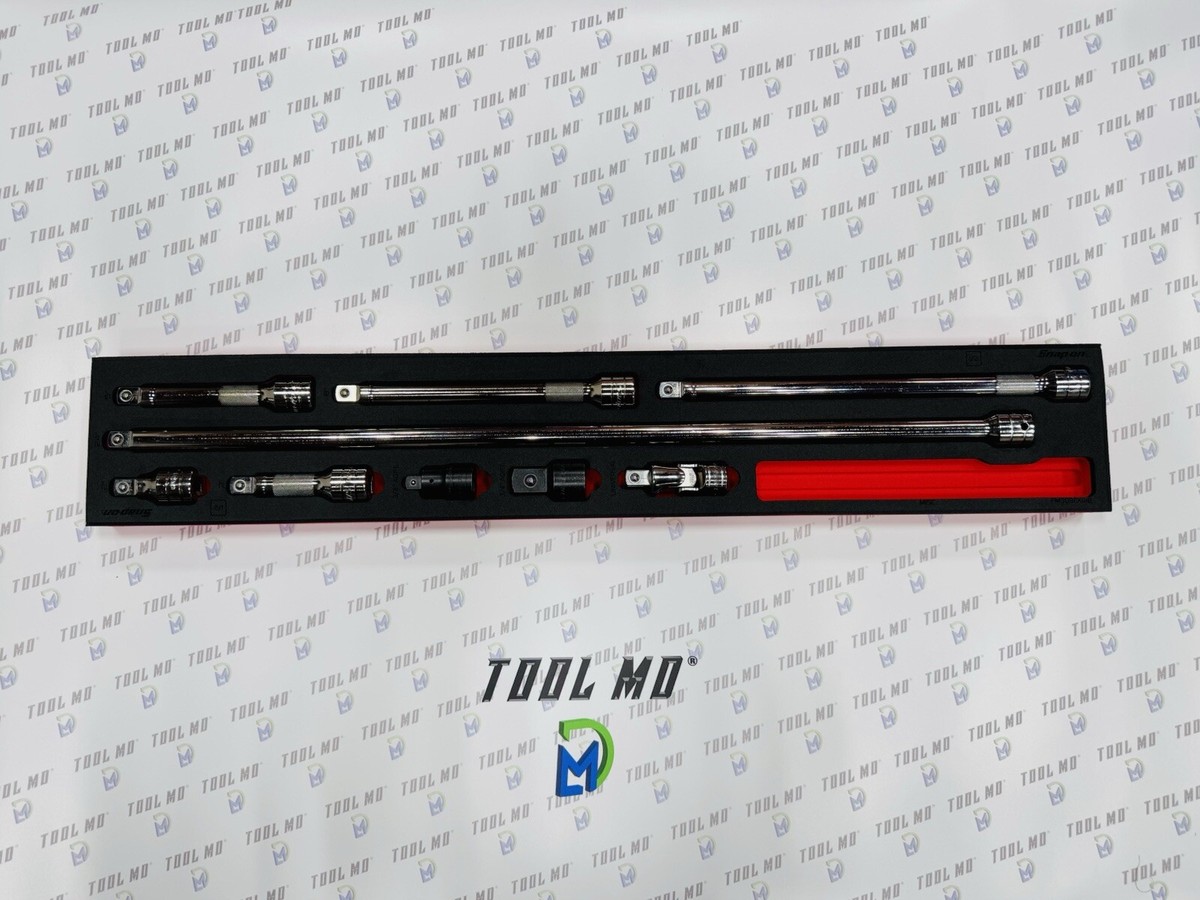 Snap-on Tools USA NEW 9-Piece 1/2” Drive Extension Accessory Foam