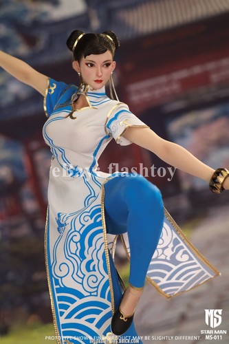 STAR MAN MS-011 1/6 Female Fighter ChunLi 12" Collectible Action Figure Model - Picture 5 of 20
