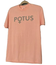 Vtg  Delta Apparel Female President Potus T-Shirt M Single Stitch 880 Union