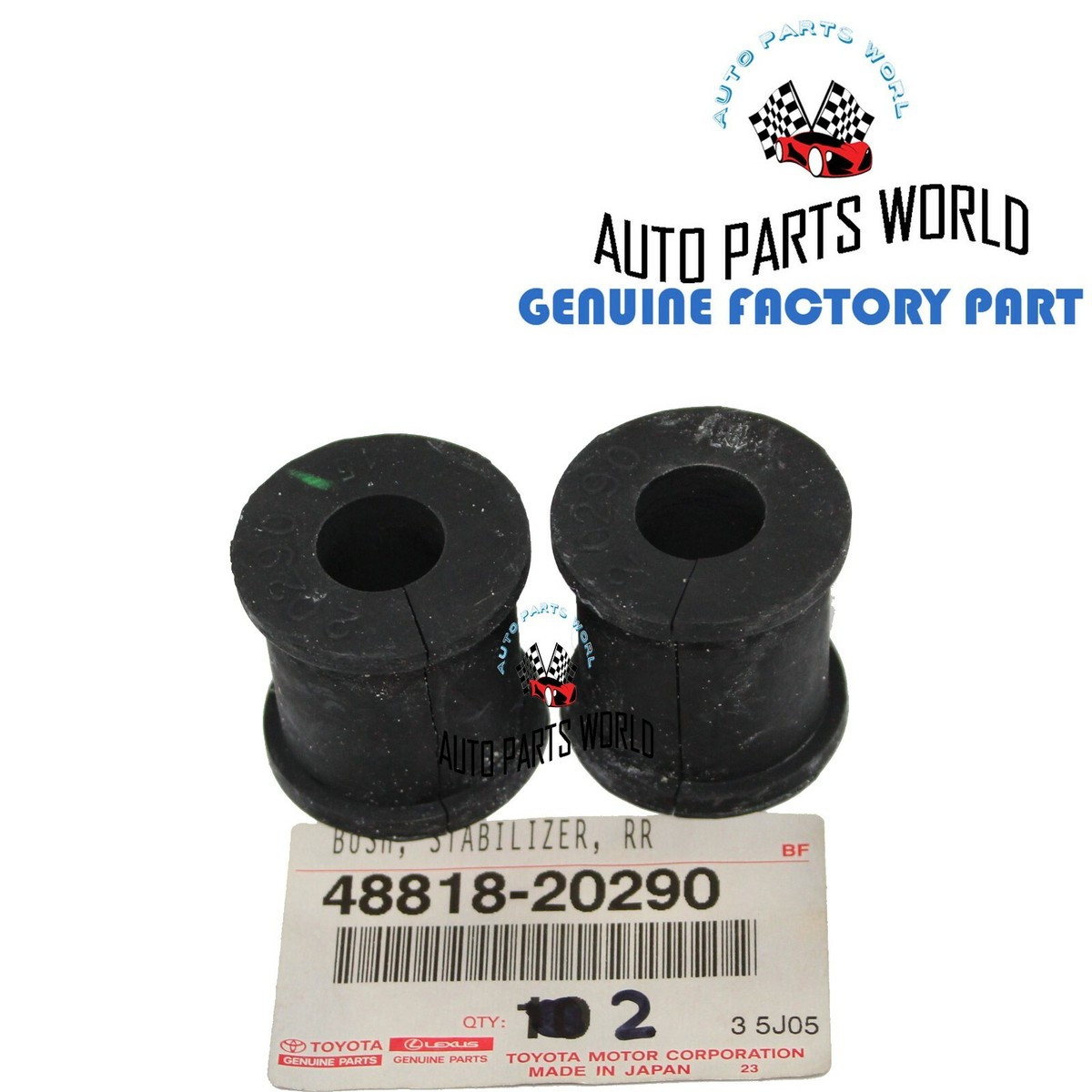 GENUINE LEXUS 1999-2000 RX300 REAR STABILIZER BAR BUSHING SET 2X