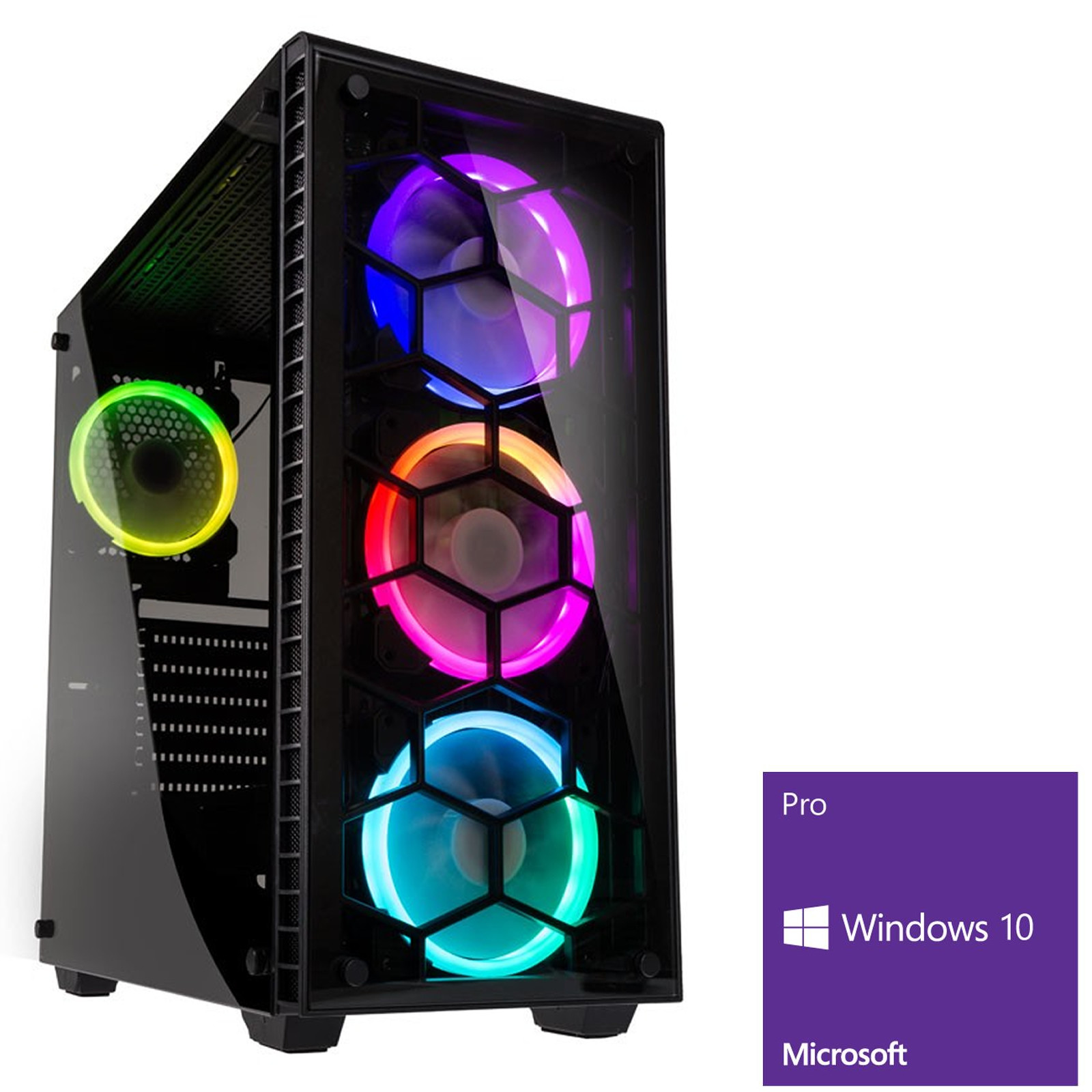 Mega Fast AMD Quad Core Radeon R7 16GB 1TB Home Gaming PC Computer Windows 10 OB