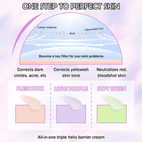 One Step Color CorrectorColor Correcting Facial SerumInvisible Pore Face Make... - Picture 5 of 7