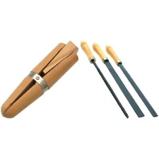 6" Wooden Ring Clamp, Wood Rasp File Set Jewelry Making Tool