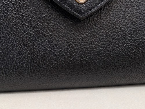 Yves Saint Laurent Clutch Second Bag Leather Black Purse Vintage YSL Authentic - Picture 20 of 23