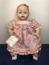 12.5” Madame Alexander Sweet Baby Huggable Huggums Baby Doll Cute Dress #BD