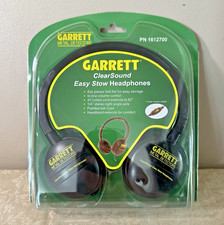 Garrett Metal Detector Headphones ClearSound Easy Stow In-Line Volume 1612700