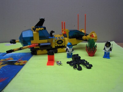 Lego 6175 Crystal Explorer Sub / Aquanaut DSRV II Aqua 100 % komplett mit OBA