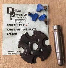 Shell Plate Holder No. 1 Dillon 45acp RL450 Brass Pins And RL 550 Powder Funnel