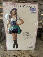 Leg Avenue Gypsy Princess Costume Junior/Teen S/M 10-12 Fortune Teller Psychic