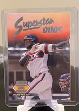 2021 Topps Stadium Club Superstar Duos Luis Robert/Eloy Jimenez Red Foil SD-9