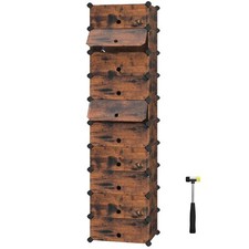 Schuhregal Steckregal Regalsystem Aufbewahrung Kunststoffplatten LPC010A01