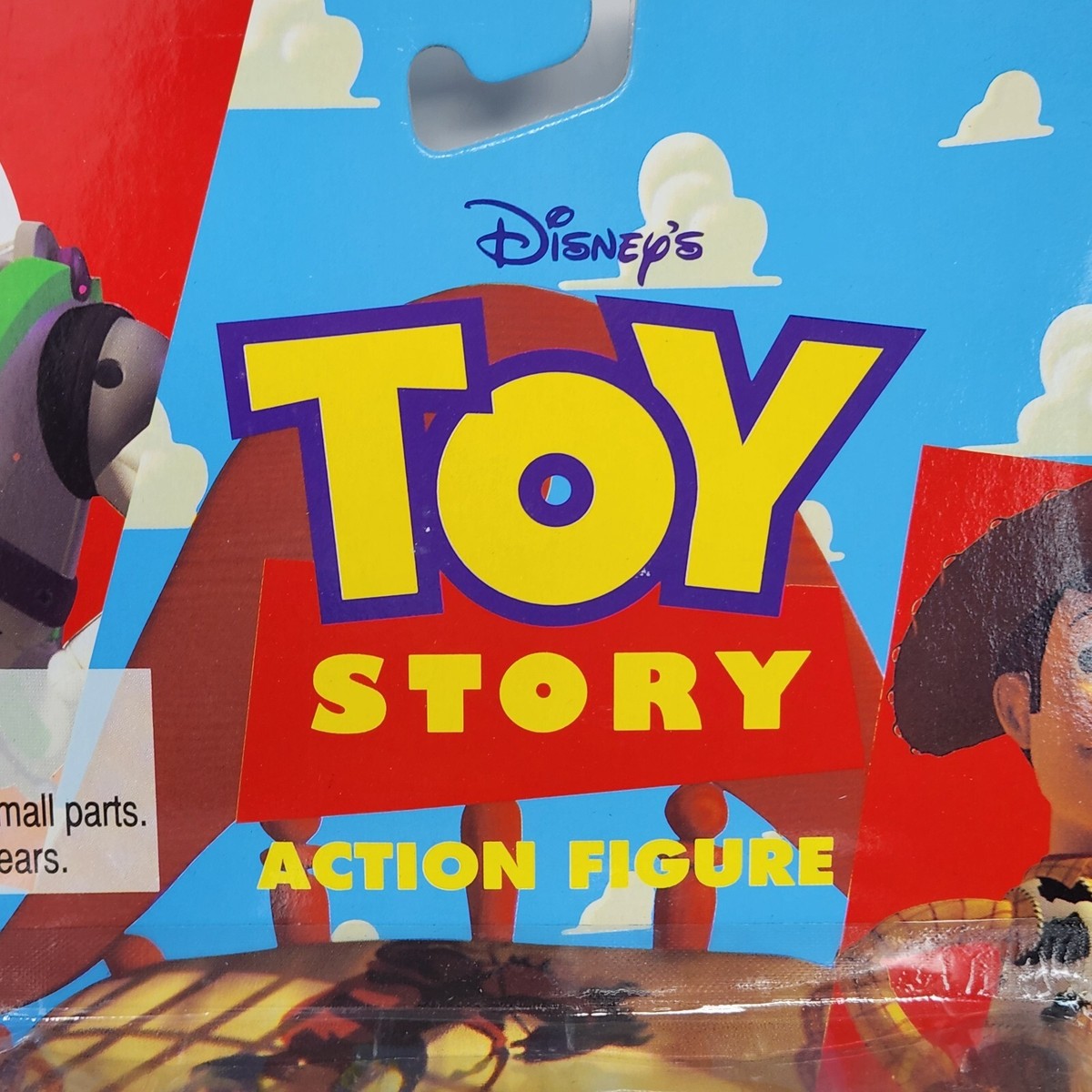 VINTAGE DISNEY THINKWAY TOY STORY CHROME BUZZ LIGHTYEAR ACTION
