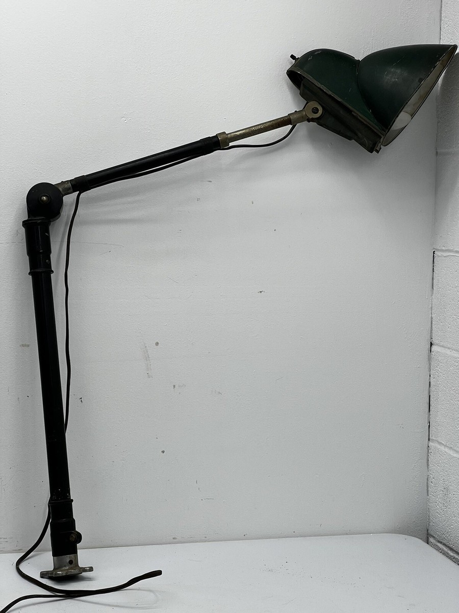 incredible vintage art deco drafting table light lamp articulating architect